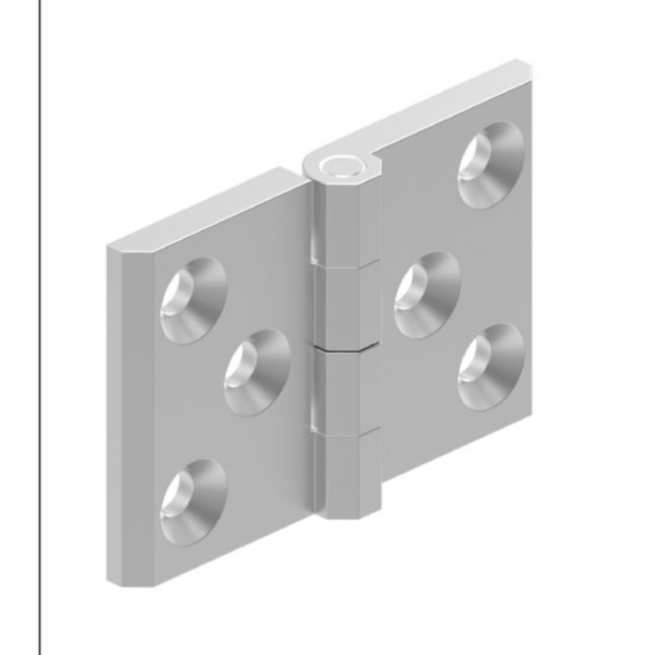 APRAK MENTEŞE KROM KAPLI 50x76 mm - 320.1