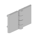 YAPRAK MENTEŞE VİDALI KROM KAPLI 60x120 - 351.V2.1
