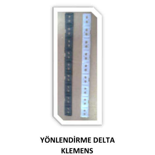 YÖNLENDİRME İÇ PLASTİK (DELTA KLEMENS)  - Y.25 cm
